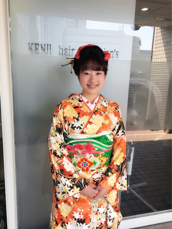 日本髪風上品なまとめ髪アップスタイル Jr線 芦屋 西ノ宮 甲子園口 の美容室 Kenji Hair Collection S 西宮店のヘアスタイル Rasysa らしさ