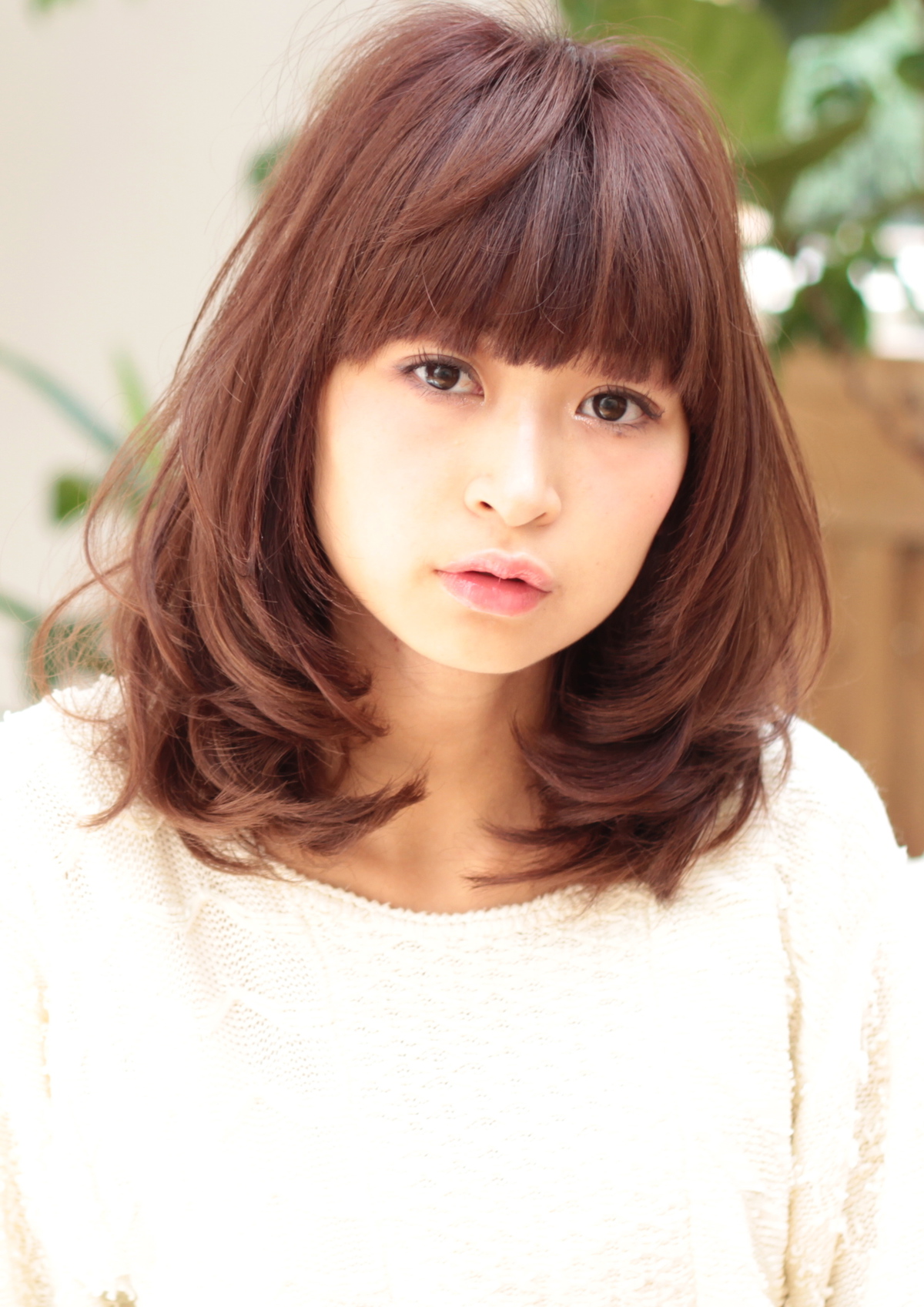 美髪なセミディ　デジタルパーマ