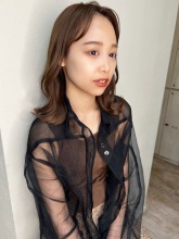 【山田】小顔レイヤーくびれウルフミディ20代30代40代|Maria by afloatのヘアスタイル