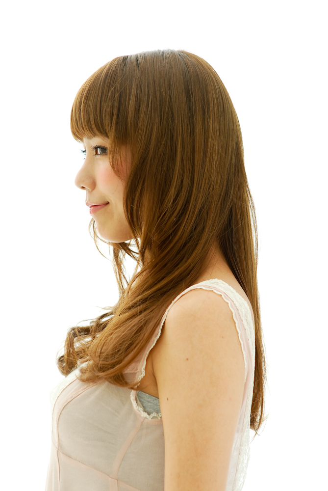 お嬢様のようなキュートな前髪に友達からも大人気