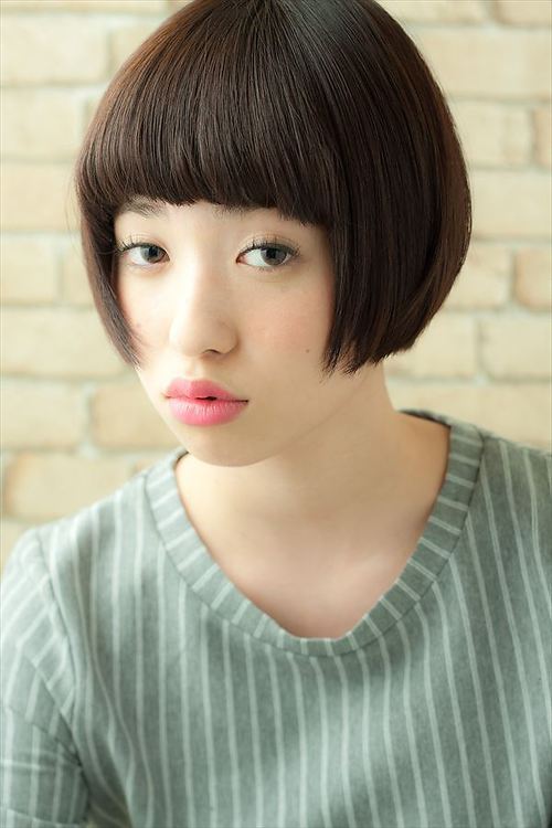 2014年 人気髪型 マチルダ風 フレンチボブ ｜ 原宿の美容室 MINX 原宿店のヘアスタイル ｜ Rasysa（らしさ）