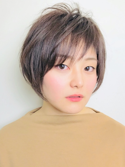 前髪短いショートボブ 吉祥寺の美容室 Renjishi Kichijojiのヘア