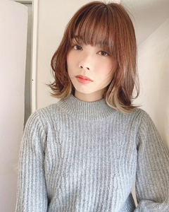 顔まわりを可愛くマッシュレイヤー【k351】|rikoのヘアスタイル