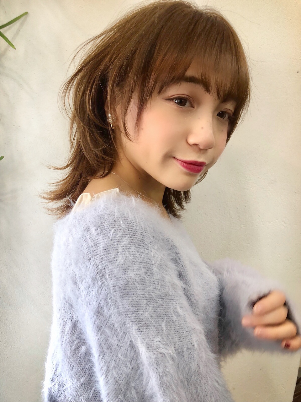 お洒落可愛いマッシュウルフ