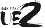 HAIR MAKE UE2 FELIZ 河内長野店  | ヘアメイク　ウエニ フェリス　カワチナガノテン  のロゴ