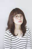 【ecouter】甘めバング×ナチュセミディ＊|ecouterのヘアスタイル