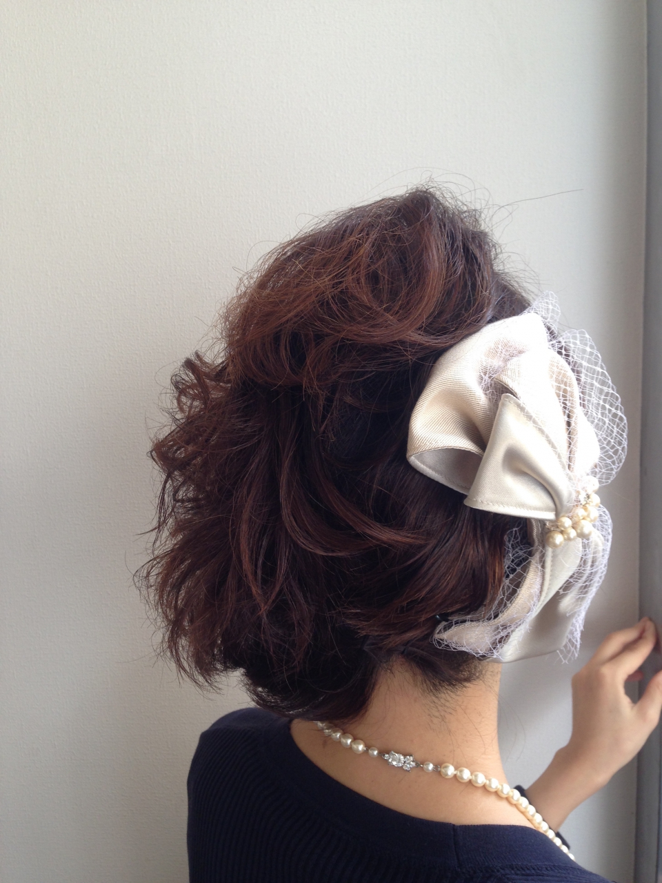 結婚式,二次会にオススメ☆ルーズなほつれ♪甘辛ヘアセット