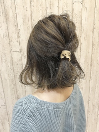 ハーフアップのヘアスタイルギャラリー Rasysa らしさ