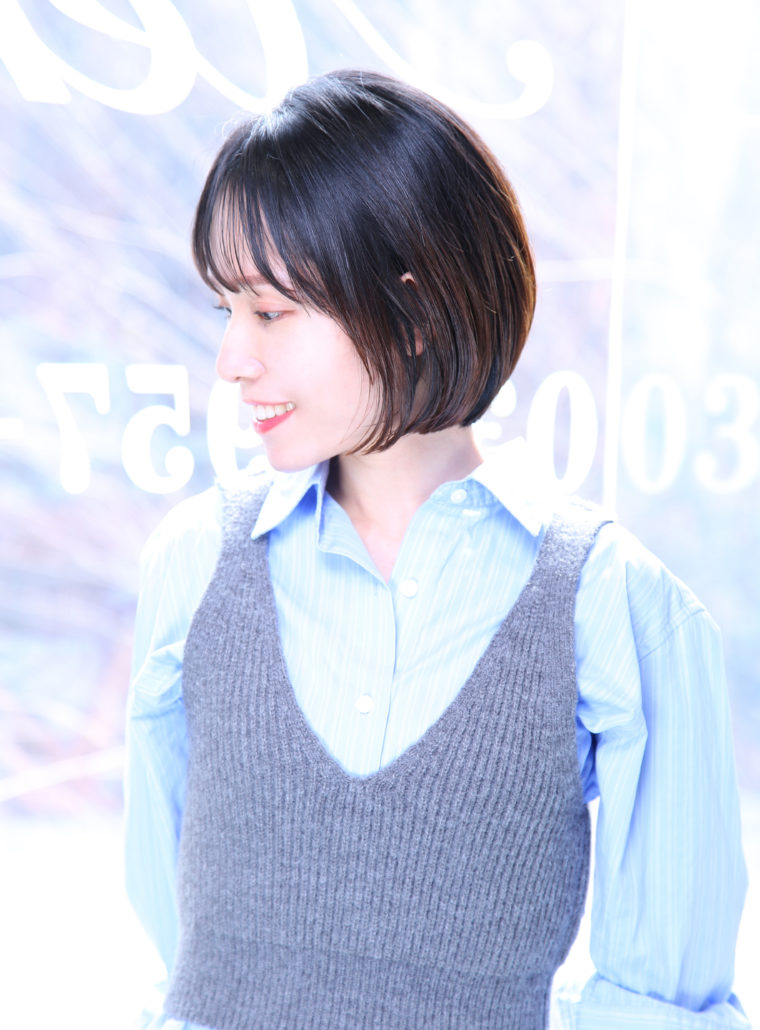 丸み大人ボブ