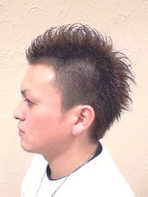 人気のソフトモヒカン☆マットアッシュで柔らかいスタイル。|FRAME hair 木村 則子のメンズヘアスタイル