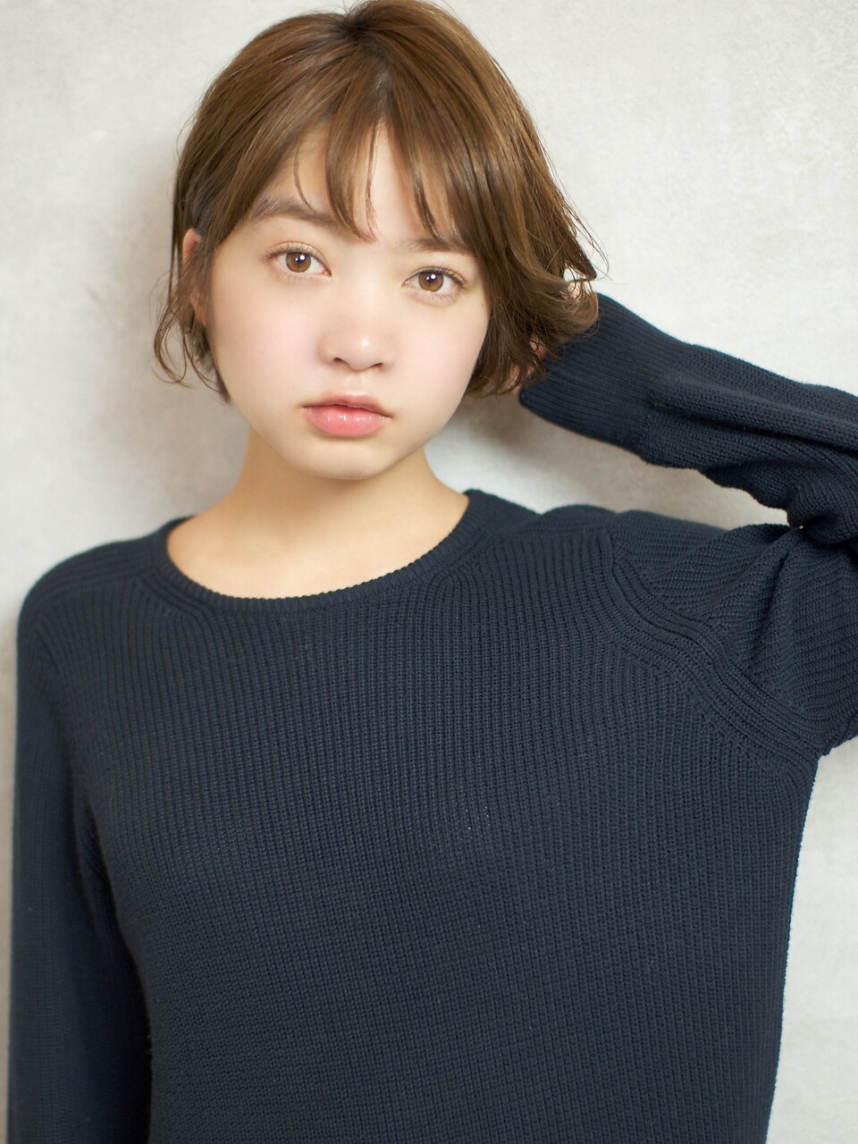 ナチュラル可愛い☆シースルーバングのオシャレショートヘア♪
