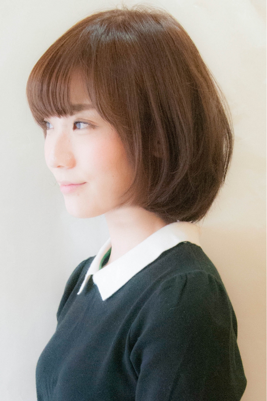 ナチュラルボブでシンプルに♪