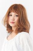 キュートな柔らかシフォンカール|Hair Make SAMSARA 宮脇店のヘアスタイル