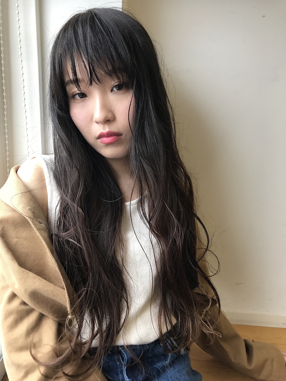 ゆる巻きロングヘア
