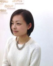 キレイに見えるナチュラル前下がりボブ|Hip's deco 大宮店のヘアスタイル