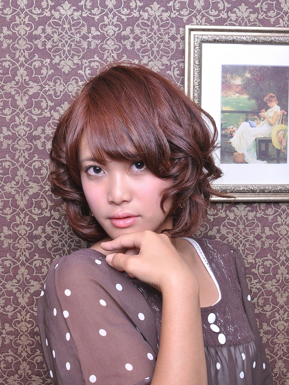 クラシックなマッシュボブアレンジ♪ ｜ 元町・石川町の美容室 Carat hair makesのヘアスタイル ｜ Rasysa（らしさ）