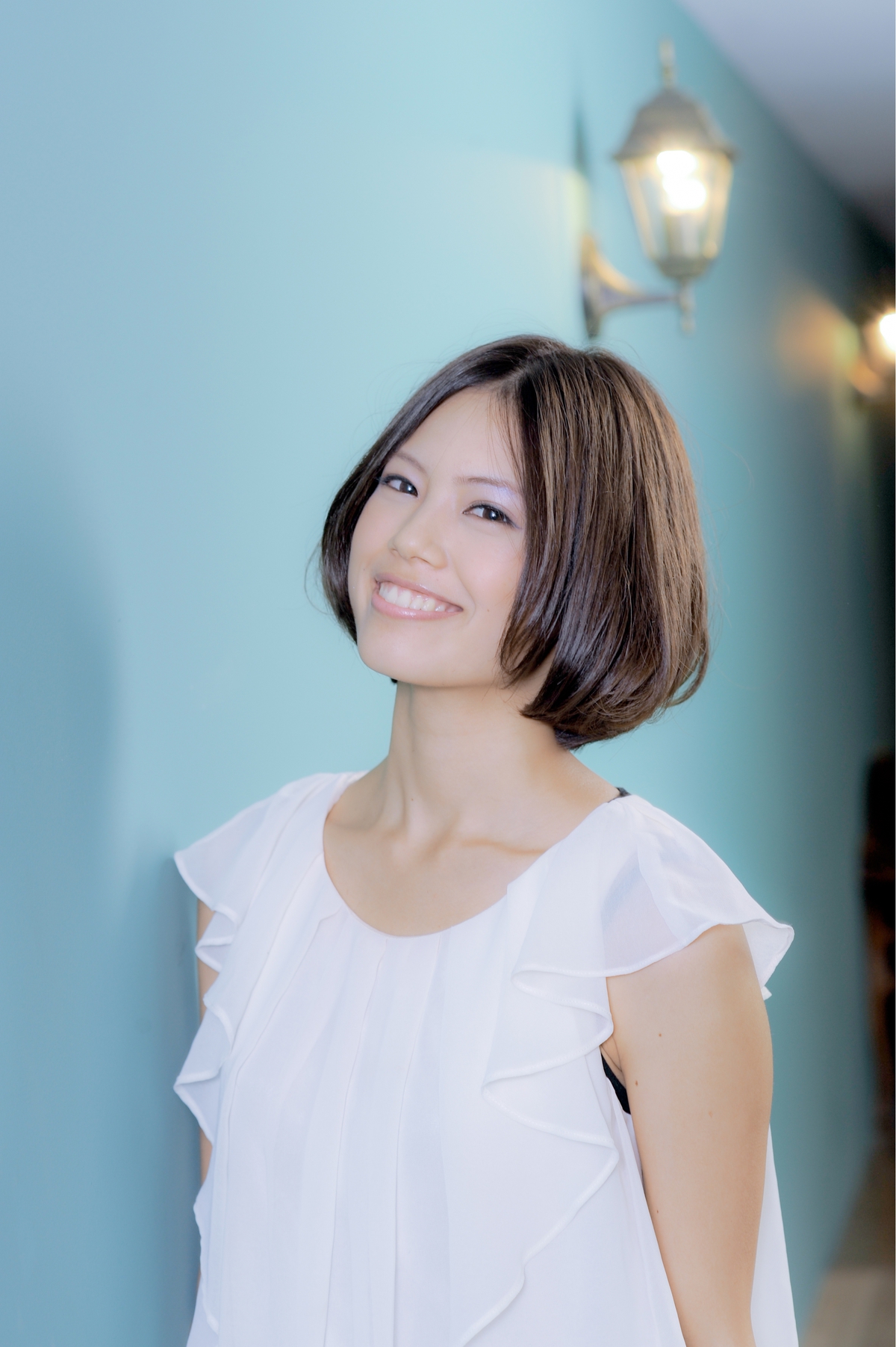 natural short bob