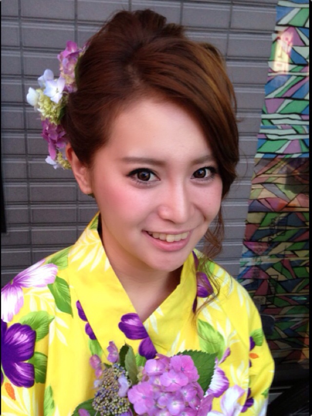 浴衣ヘアセット