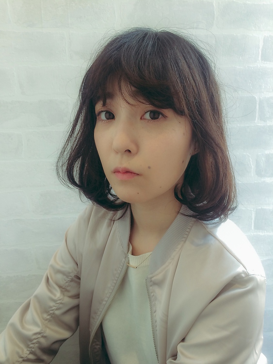 ☆黒髪×シンプルボブ☆ ｜ センター北・南・仲町台の美容室・アイラッシュ・メイク hair design cheerfulのヘアスタイル