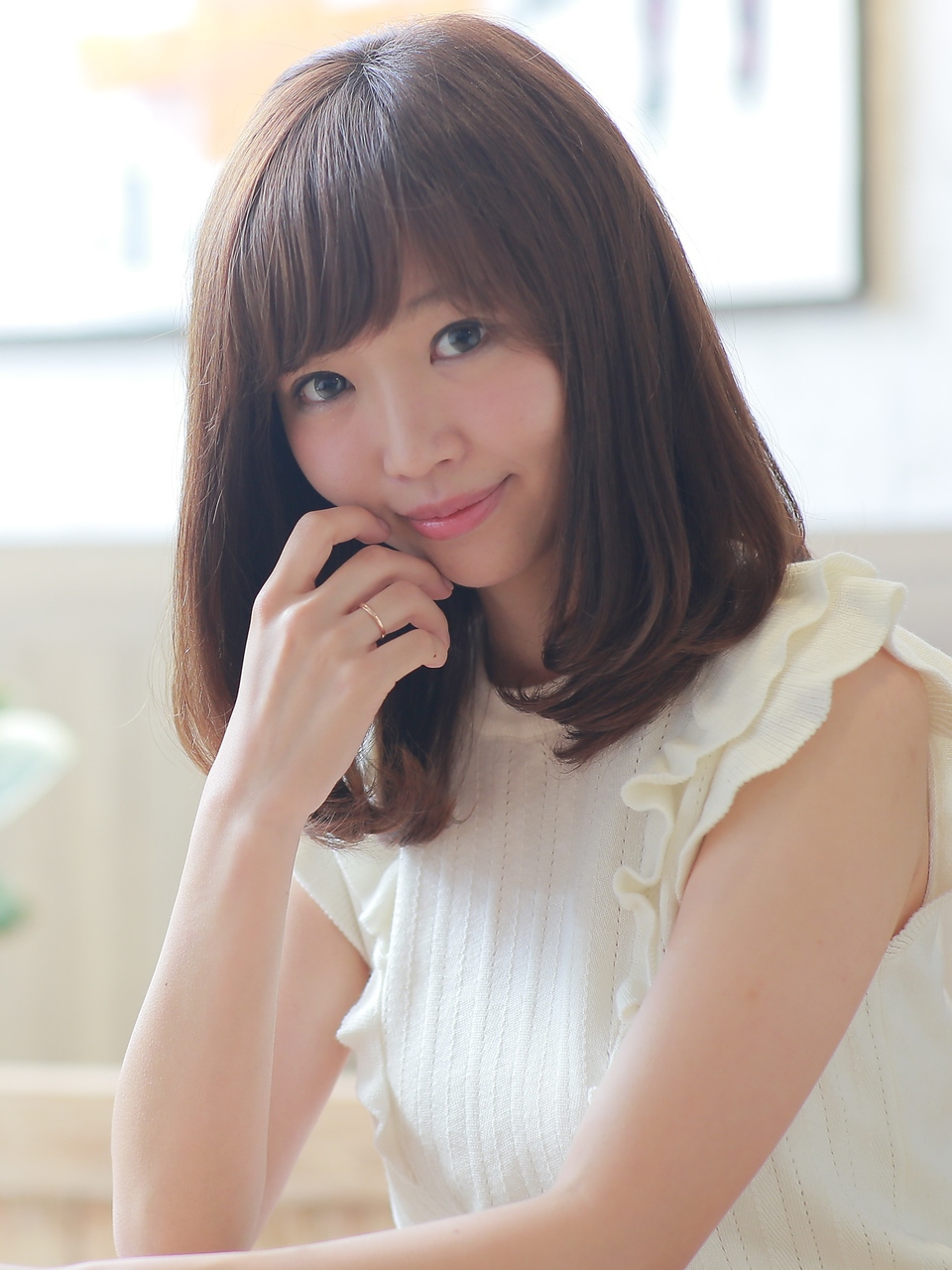 甘さが可愛い☆小顔ワンカールボブ☆