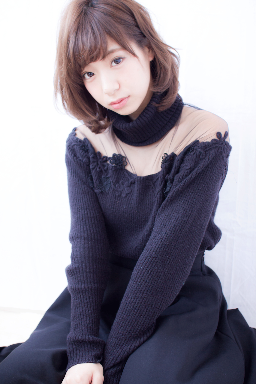大人可愛いゆるふわ巻きボブディ　by玉井