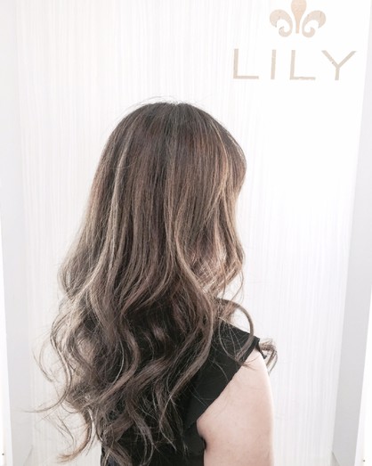 ベージュブラウン 心斎橋の美容室 Lily Shinsaibashiのヘアスタイル