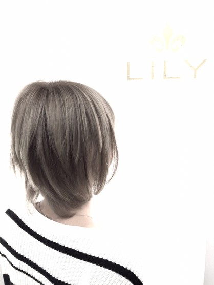 Lily グレージュボブスタイル 心斎橋の美容室 Lily Shinsaibashiのヘアスタイル Rasysa らしさ