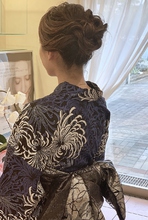 大人っぽく艶のあるルーズアップ|e-style Lien 永田 美穂のヘアスタイル