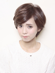 Miss 大人ショートボブ「ラウンド×ヌケ感」